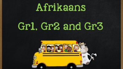 Afrikaans Grade 1 to Grade 3