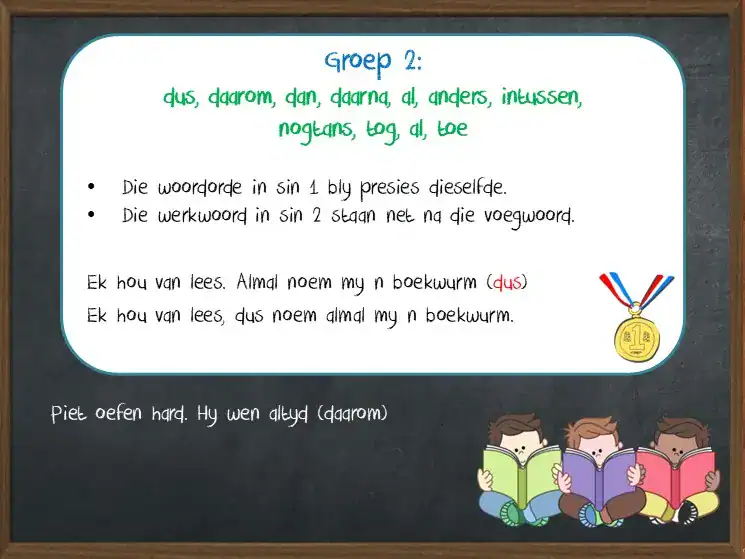 Afrikaans Grade 5: Taalreëls (Grammer)